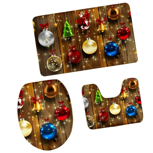 1 Accesorios De Baños Productos De Decoración Navideña Para Fiestas Durable yo