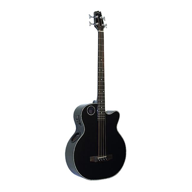 Boulder Creek Guitars EBR1B4 AcousticElectric 4String Bass Guitar