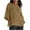 A-Khaki, variant on Wyobmus Plus Size Linen Tops for Women 2025 Summer Trendy 3/4 Sleeve Pleated T-Shirt Casual Crewneck Shirt Comfy Loose Fit Work Blouse Clothes S-5X A-Blue