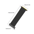 thumbnail image 4 of CNKOO PCI-E Cable PCI-E 16x 3.0 Extension Cord Graphic Card Extender Cable Computer Accessory  Dual 180°  20cm, 4 of 10