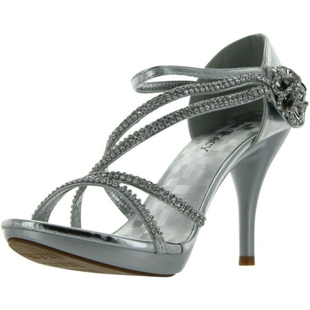 

Delicacy Women s Essential-28 Dress Pumps Shoes Silver 5.5