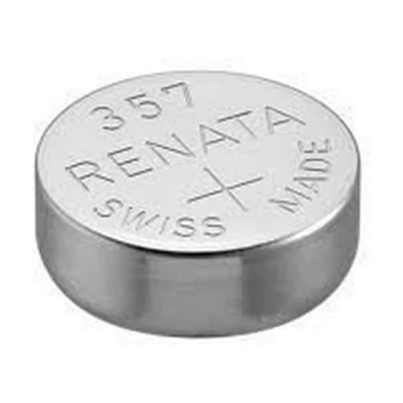 Renata RENATA-357-MP 160mAh 1.55V Silver Oxide Coin Cell Battery, Tear Strip