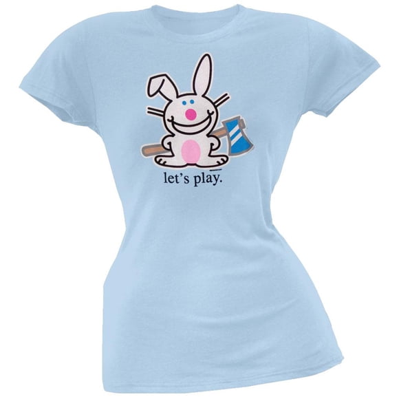 Happy Bunny - Let's Play Juniors T-Shirt