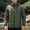 Army Green, variant on Men's Waterproof Rain Jacket, Hooded Windproof 100% Polyester Outdoor Coat with Multi Zipper Pockets for Hiking Camping Daily Use