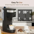 thumbnail image 5 of Single Serve Iced Coffee Maker with 3 Brewing Modes for  Pod and Ground Coffee, Compact Home Office Black, 5 of 6