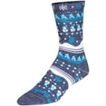 thumbnail image 2 of SockGuy Winter Sweater Wool Socks - 6 inch, Blue/Gray/White, Small/Medium, 2 of 4