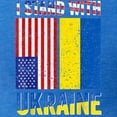 thumbnail image 3 of CafePress - I Stand With Ukraine Support Ukrainian Ame T Shirt - Womens Football Shirt, 3 of 4