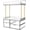 Clear, variant on PrimeCook Shop 4 Drawers Makeup Organizer - 4 Tier Makeup Storage, Cosmetics Organiser, Ideal for Cosmetic, with Drawers for Countertop, Bathroom, Office Supplies, Dresser Transparent Clear
