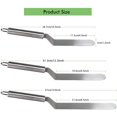 thumbnail image 2 of AMERTEER Kitchen Stainless Steel Cake Spatula Metal Handle with Hole Cake Decorating Spatula Baking Tool 10”, 2 of 9