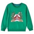 thumbnail image 4 of Bowake Chandail en Molleton à Col Rond pour Bébé Imprimé de Noël Manches Longues en Coton Pull-Over Blouse Chaude Automne Hiver, 4 of 4