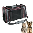thumbnail image 3 of 212 Main PTC-1912GRD Goopaws Soft Sided Pet Carrier, Gray & Red - Large, 3 of 3