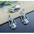 thumbnail image 3 of U8MO 20~50pc Retro Dust Coat Alloy Charms Pendant Jewelry Making DIY 23*11mm-6pcs, 3 of 9
