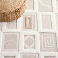 thumbnail image 6 of SAFAVIEH Trends Jayme Geometric Area Rug, Beige/Ivory, 6'7" x 6'7" Round, 6 of 8