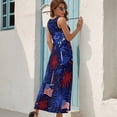 thumbnail image 6 of 4th of July Art Sleeveless Dress Women's Summer Suit Dresses for Women 2025 Luxury Party Dress, 6 of 6