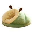thumbnail image 3 of Cama para perro pequeña, cueva cálida, gato con capucha hinchado, casa suave y cálida, saco de dormir para cachorro, regalo de invierno para el, 3 of 10
