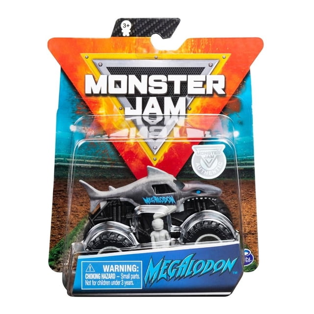 Vehículo a Escala Monster Jam Spin Master 1:64 Megalodón S2