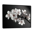 thumbnail image 2 of Designart "Monochromatic Cherry Blossom Allure I" Cherry Blossom Floater Framed Wall Art Prints, 2 of 5