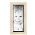 thumbnail image 2 of ArtToFrames 5" x 12" Silver with Black Lip Picture Frame, 5x12 inch Multi Wood Poster Frame (WOM-5193),  Pack, 2 of 7