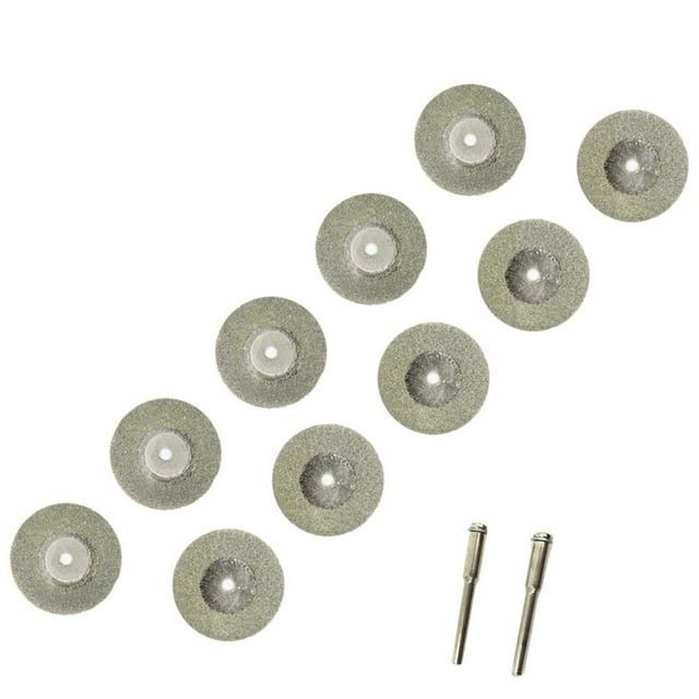 GROWTH TANK 10Pc Disques de Coupe Diamant avec Mandrin 2Pc 40mm