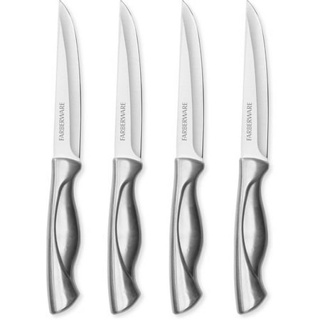 Farberware Four Piece Stainless Steel Steak Knife (Best Usa Knife Brands)