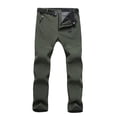 thumbnail image 1 of Pantalones De Esquí Para Mujer Softshell Grueso Para Viajes Senderismo Verde SM SunniMix pantalones de mujer, 1 of 8