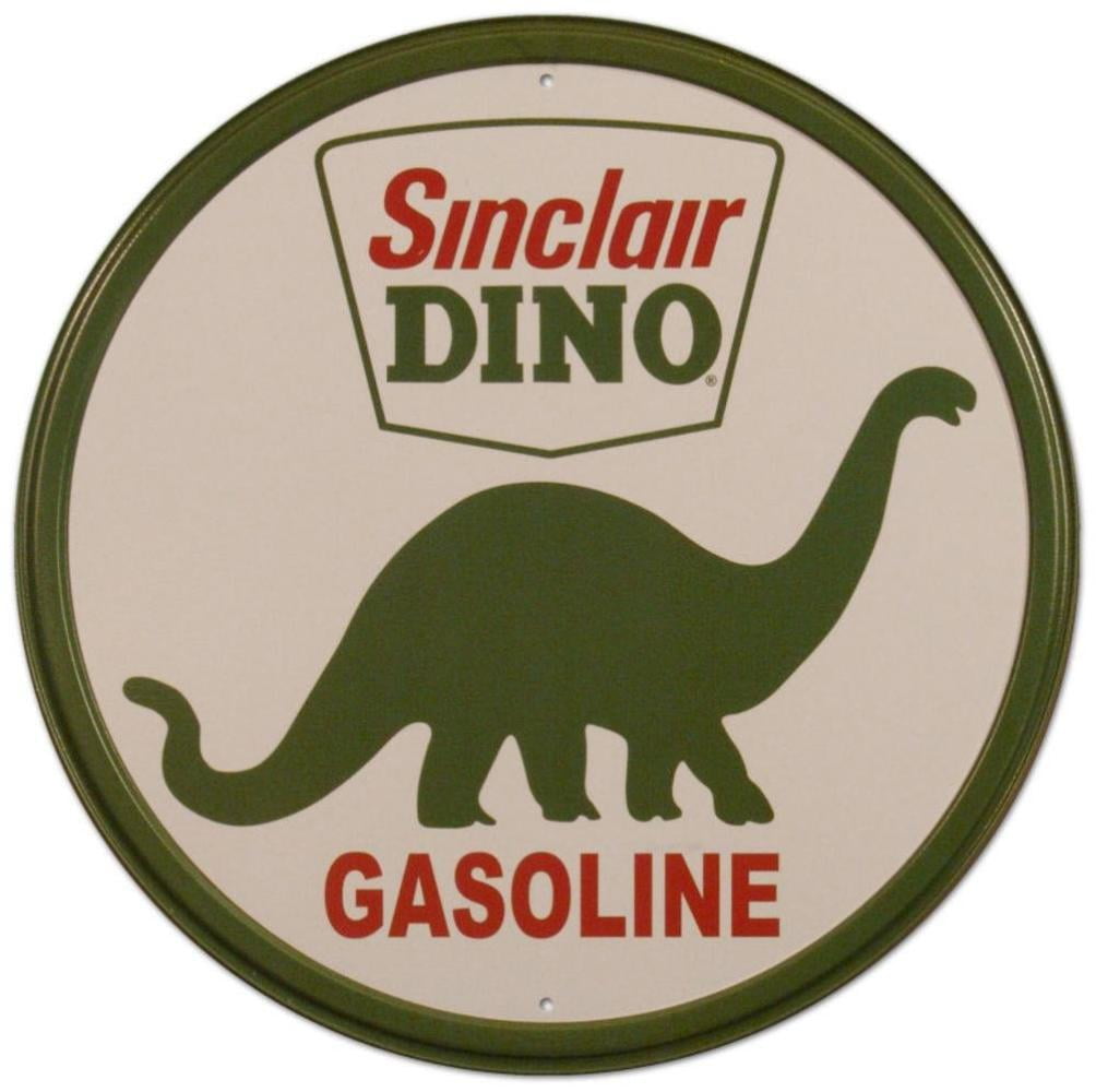 SINCLAIR Power X Gasoline Aluminum Metal Sign 12" Gas Dinosaur 