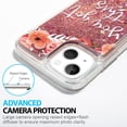 thumbnail image 3 of Liquid Glitter Case for iPhone 14 and Belt Holster Pouch - You Got This, 3 of 9
