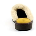 thumbnail image 2 of Lazy Dogz Womens Otto Faux Fur Trim Suede Slippers, 2 of 8