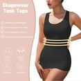 thumbnail image 2 of Mistayd Women's Shapewear Tank Tops Compression Tummy Control Seamless Camisole Body Shaper Top, 2 of 5