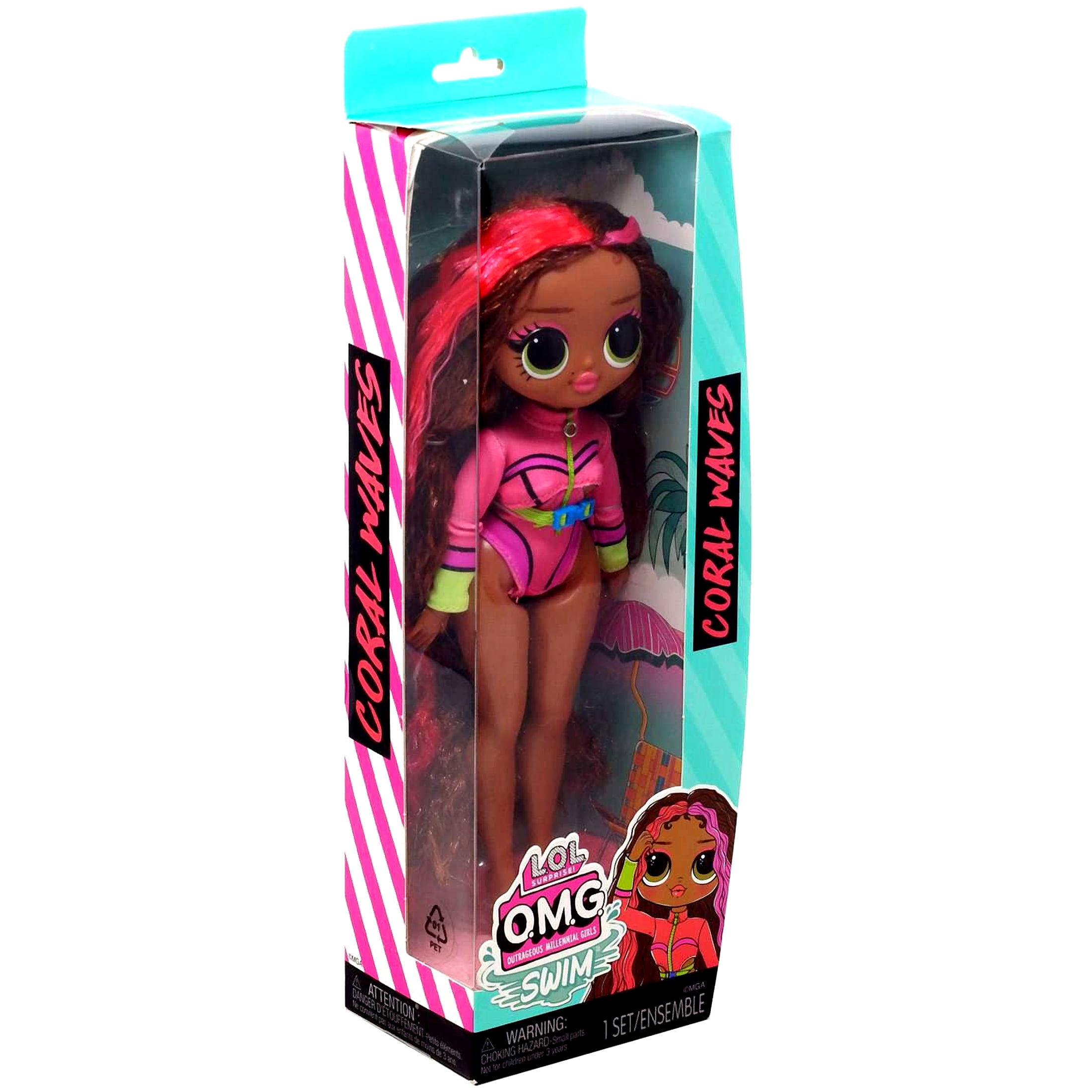 L. O. L. Surprise! O. M. G. Swim Fashion Doll Coral Waves