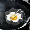 thumbnail image 4 of Modelo para freír huevos, utensilio de cocina doméstico con mango para el desayuno. Tipo de flor, 4 of 8