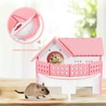 thumbnail image 4 of Shisuyan Centre d'Activités pour Hamster Cachette pour Gerbilles PVC Blanc 1 PCS, 4 of 8