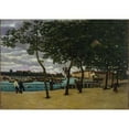 thumbnail image 2 of Armand Guillaumin 14x11 Black Ornate Wood Framed Double Matted Museum Art Print Titled: View of the Seine, Paris (1871), 2 of 5