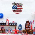 thumbnail image 4 of 4 de julio Decoración de fiesta Día de la Independencia Decoración de bienvenida Jardín de vacaciones 4 de julio Día de los Caídos Decoraciones para colgar en la pared exterior, 4 of 5