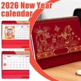 thumbnail image 2 of 2026 Year Of The Horse Desk Calendar Elegant Hollow Out Design Large Pages For Daily Planning Premium Paper Perfect Chinese New Year Gift, 2 of 10