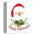 thumbnail image 2 of Creative Products Merry Christmas Santa 8x10 Canvas Wall Art, 2 of 5