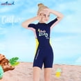 thumbnail image 3 of Soidarity DiveSail Trajes de neopreno para niños Traje de buceo de cuerpo completo Pantalones de manga corta Traje de baño para niños Buceo Snorkel Surf Deportes acuáticos Amarillo XXL Soidarity OD003679-05, 3 of 6