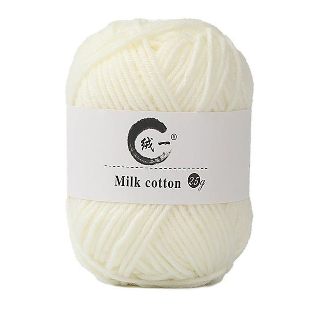 Colorful Hand Knitting 25g Knitting Crochet Milk Soft Baby Cotton Wool Yarn