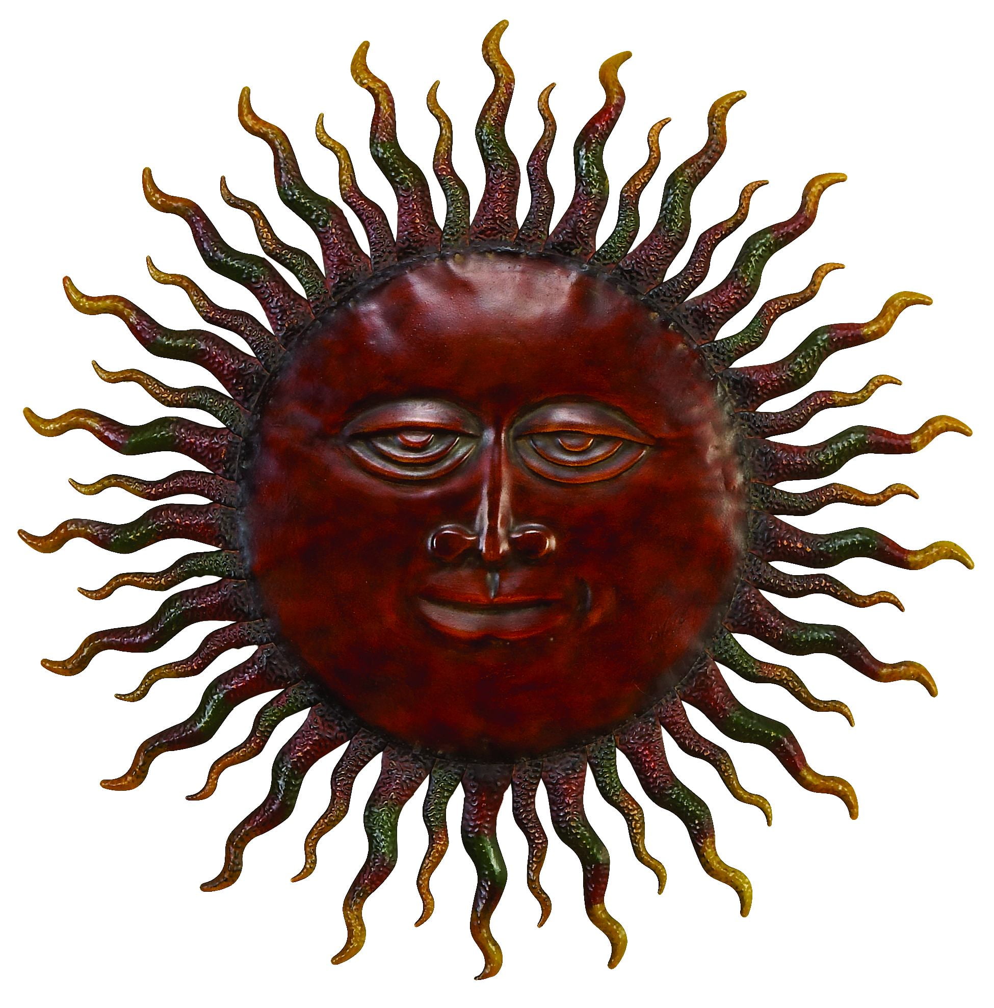 Metal Sun Wall Decor Catch The New Trend In Home Furnishing Walmart