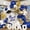 Blue White Gold, variant on Navy Blue White Gold Balloon Arch Kit, 2026 Graduation Decorations, 130Pcs Blue Gold White Balloons with Foil Star Confetti Balloons for College High School Graduation Decorations Class of 2026