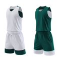 thumbnail image 3 of Conjuntos de camisetas de baloncesto reversibles de gran tamaño para hombres Chaleco deportivo de doble cara Agregue cualquier nombre de equipo Número Camiseta infantil personalizada, 3 of 5