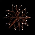 thumbnail image 5 of Alpine Corporation 10" Iron Twig Light-Up Snowflake Holiday Ornament, Red, 5 of 14