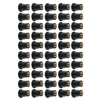 50pcs M5 Convex Well Nuts Fairing Fasteners Windshield Screws Windscreen Nuts for Motorcycle