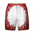 thumbnail image 4 of Lsque Mens Swim Trunks Winter Christmas Snowflake Pattern - Bathing Suit Compression Liner - Beach Swim Shorts Swimwear - (S-3XL) - Stretch Quick Dry -XX-Large, 4 of 9