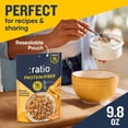 thumbnail image 6 of Ratio Protein Fiber Honey Cashew Granola Cereal, 18g Protein, 9.8 oz, 6 of 17