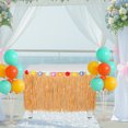 thumbnail image 3 of Falda de mesa para fiesta hawaiana, falda de mesa para luau hawaiano, decoración de mesa, decoración para fiesta tropical, 3 of 6