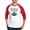 Red/White, variant on CafePress - Halloween Pretend Im An Alien Baseball Jersey - Cotton Baseball Jersey, 3/4 Raglan Sleeve Shirt