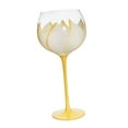 thumbnail image 4 of Copa floral perfecl Decoración Delicada 440ml vidrio amarillo, 4 of 8
