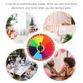 thumbnail image 3 of EeaseCA Hanging Prize Wheel Rotatable Prize Wheel Colorful Prize Wheel Party Game Prop, 3 of 7