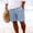 Blue, variant on DPTALR Men's Linen Blend Casual Shorts Elastic Waist Drawstring Summer Beach Shorts,Black,Big Men's,Tall Men's L,Young Men's Short